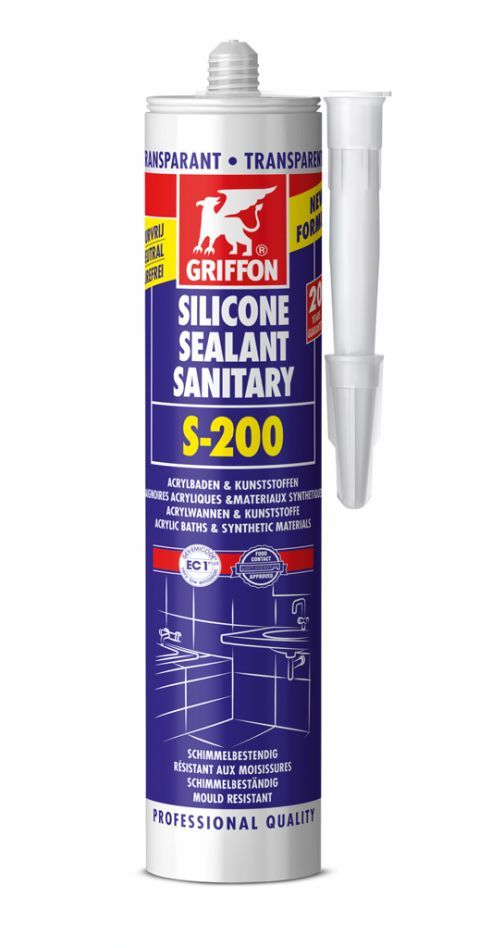 Griffon 6315510 Silikon Sanitaire S-200 300 ml transparent