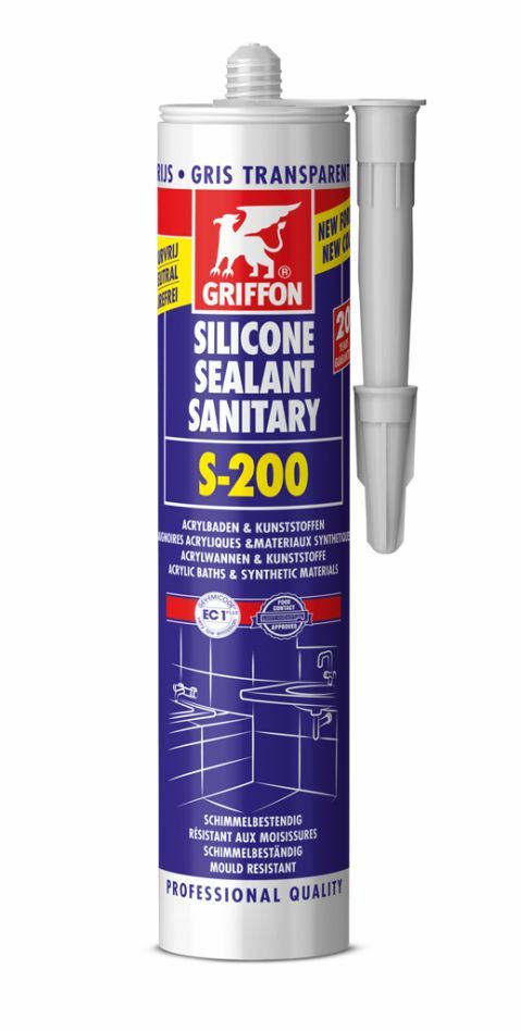 Griffon 6315515 Silikon Sanitaire S-200 300 ml Grau Grau