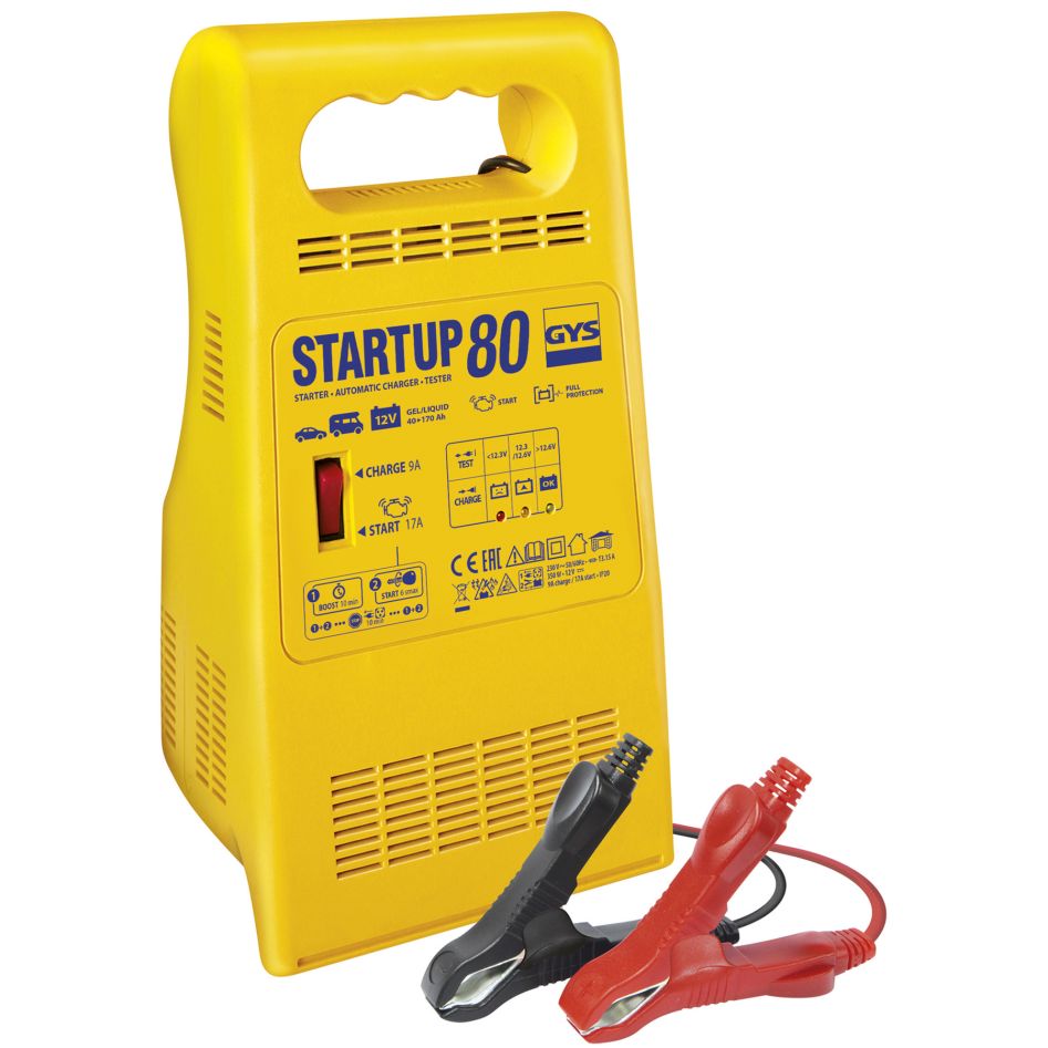 Gys 5192024922 Automatisches 12V-Batterieladegerät Start UP 80 