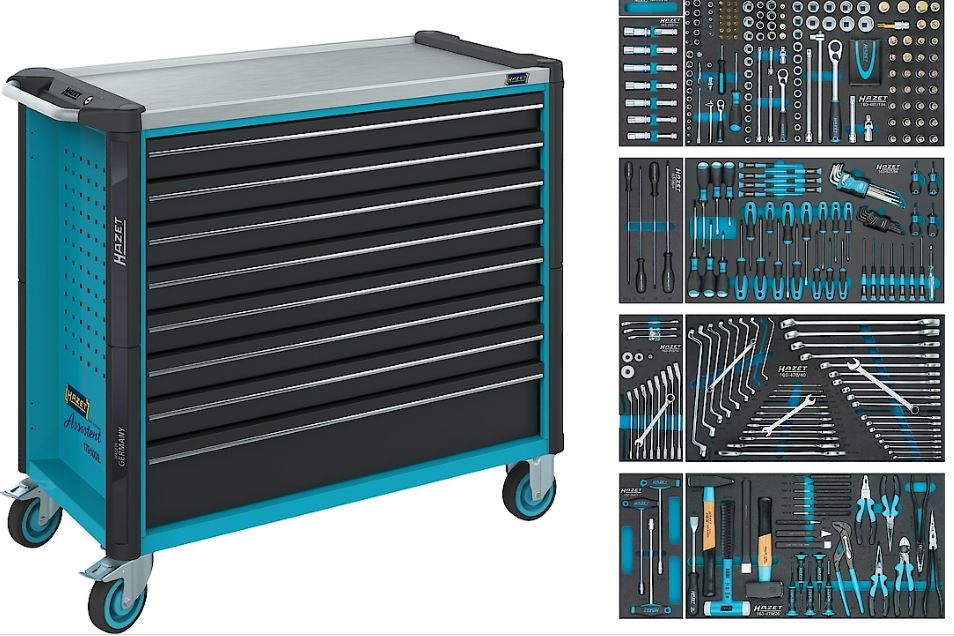 Hazet 179NXXL-8/378 Werkzeugwagen gefüllt 378-teilig