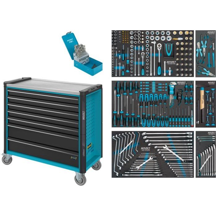 Hazet 179NXXL-7/343 Werkzeugwagen gefüllt 343-teilig + Zubehör