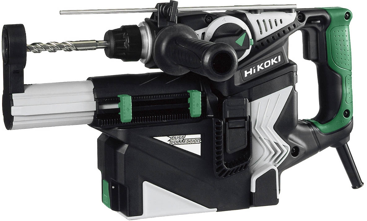 HiKOKI DH28PDWSZ Kombihammer 720 Watt + Staubsauger TNO-zertifiziert