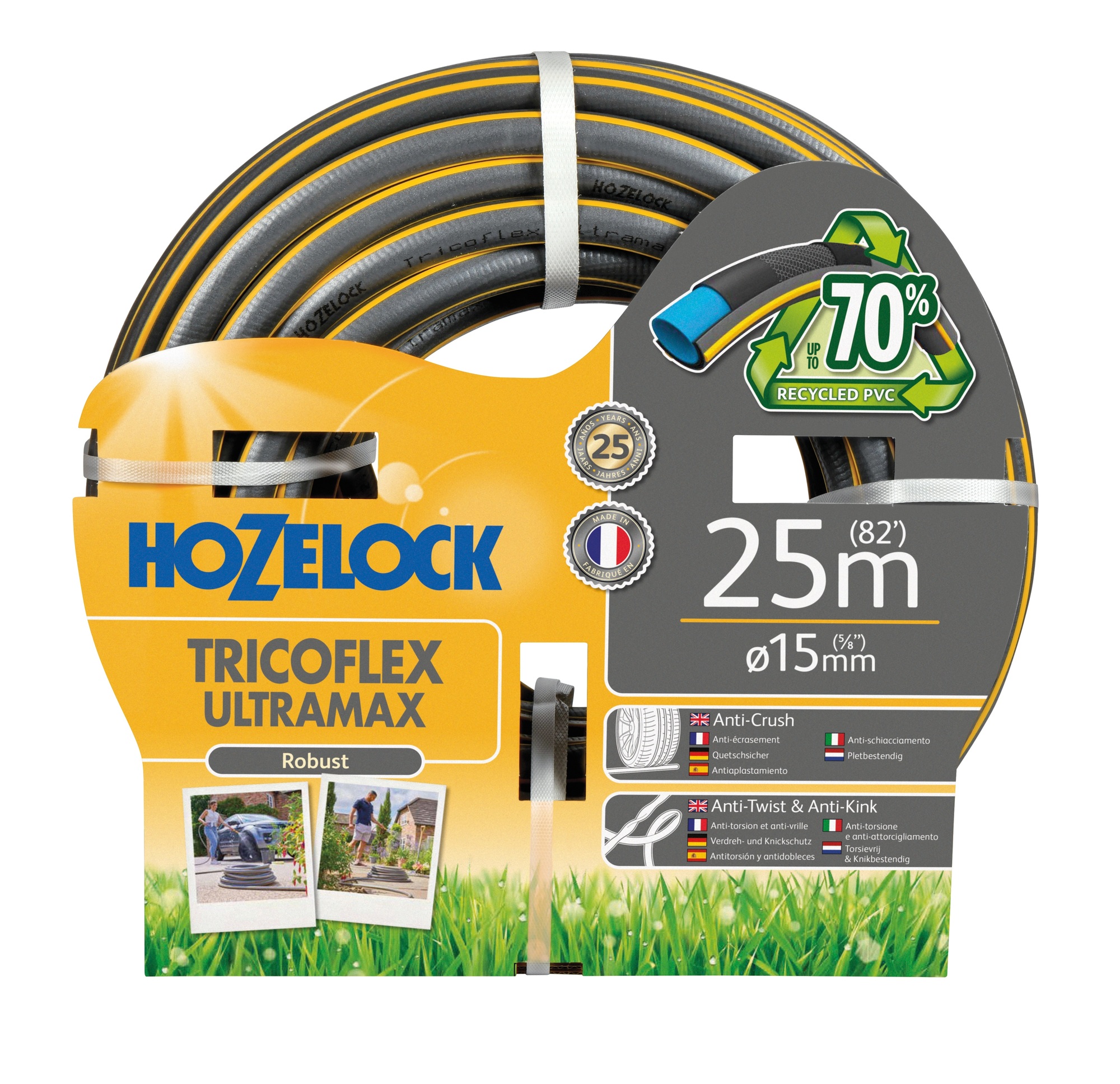 Hozelock 116240 Tricoflex Ultramax-Schlauch (Ø12,5 mm) 15 Meter