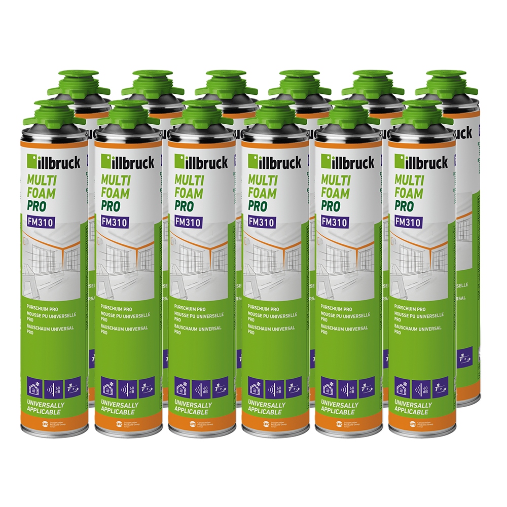 illbruck FM310328985 FM310 Pur-Schaum 12 x 750ml
