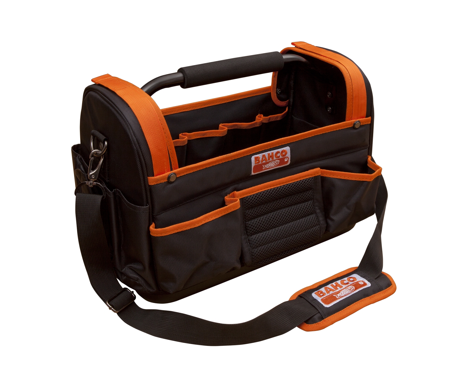 Bahco 3100TB Offene Stoff-Werkzeugtasche mit festem Boden, 24 l, 300 mm × 240 mm × 410 mm