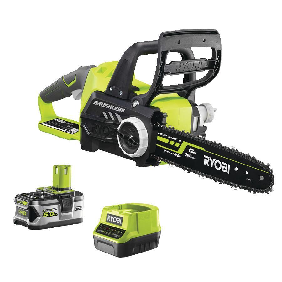 Ryobi 5133003830 RCS18X3050F Akku Kettensäge 18 Volt 5.0 Ah Li-ion