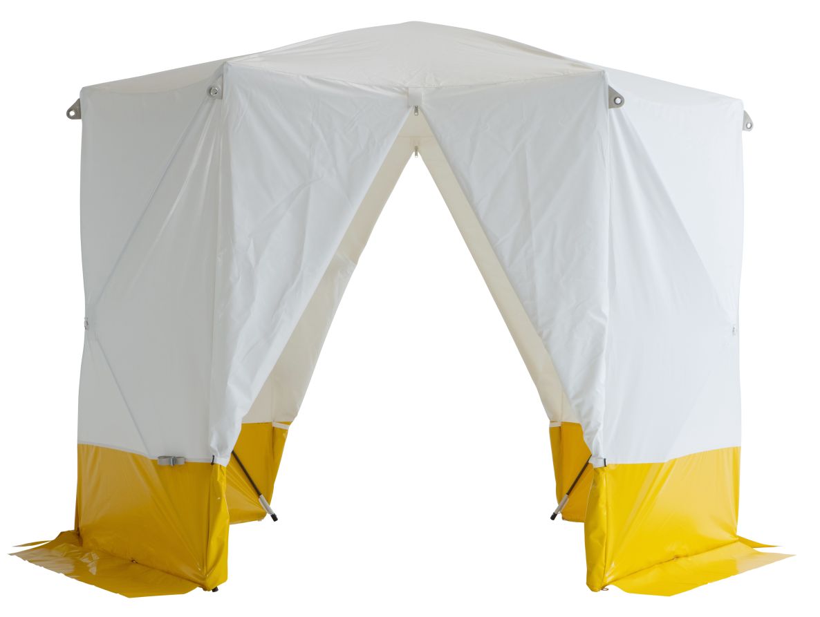 KARSTEN 500575 5-Sekunden-Zelt Sechseckmodell mit Doppeltür 270.H5S inkl. Heringsset