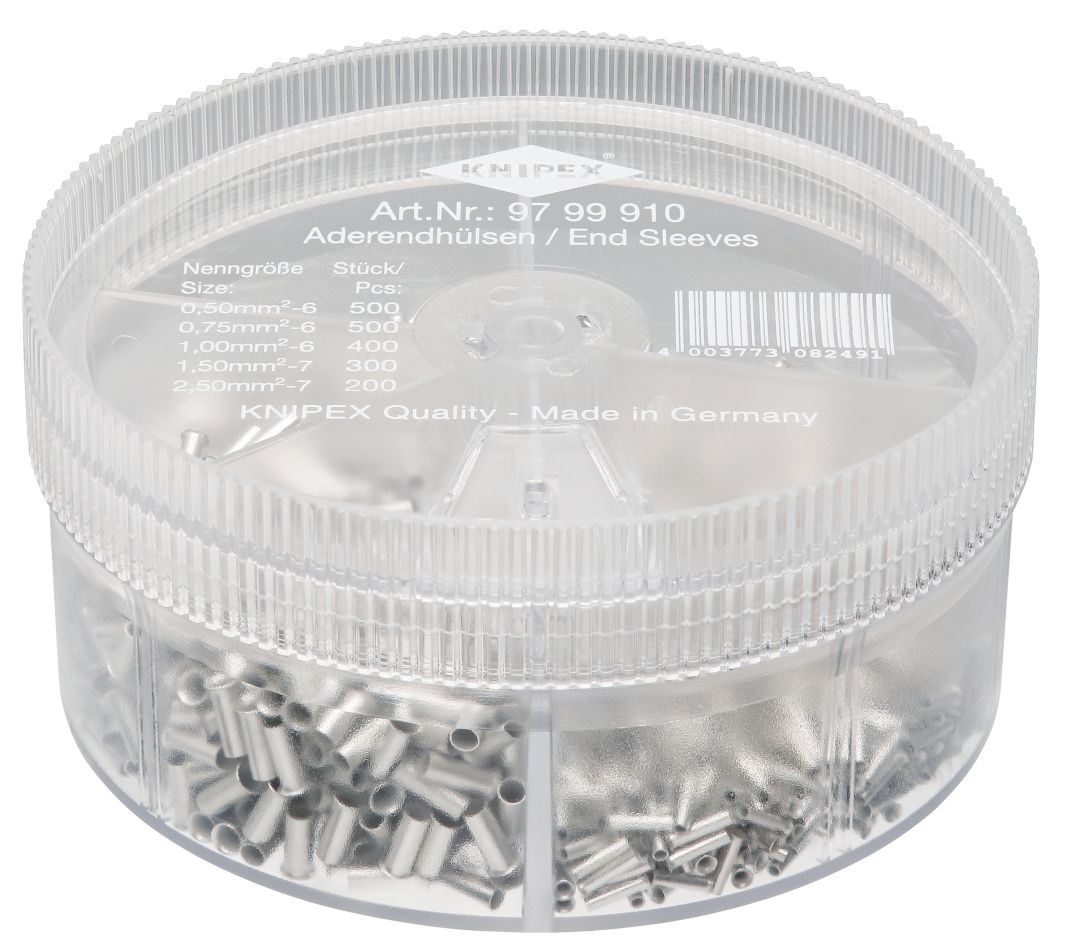 Knipex 97 99 910 Sortimentskasten für Kabelendhülsen