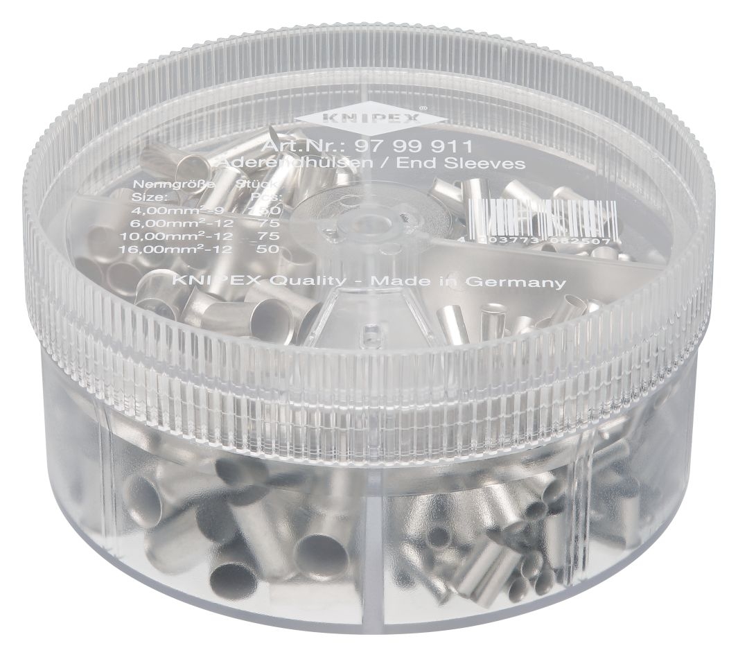 Knipex 97 99 911 Sortimentskasten für Kabelendhülsen