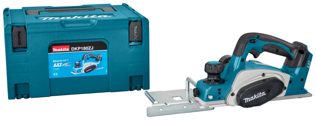 Makita DKP180ZJ Akku-Einhand-Hobel 82 mm 18 Volt Ohne akku und Ladegerät