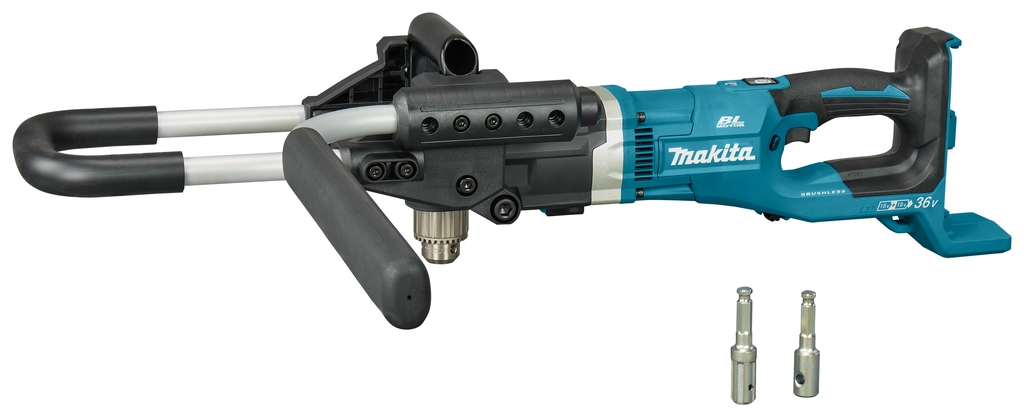 Makita DDG460ZX7 Akku Erdbohrer 2 x 18 V inkl. Adapter A und D ohne Akku oder Ladegerät