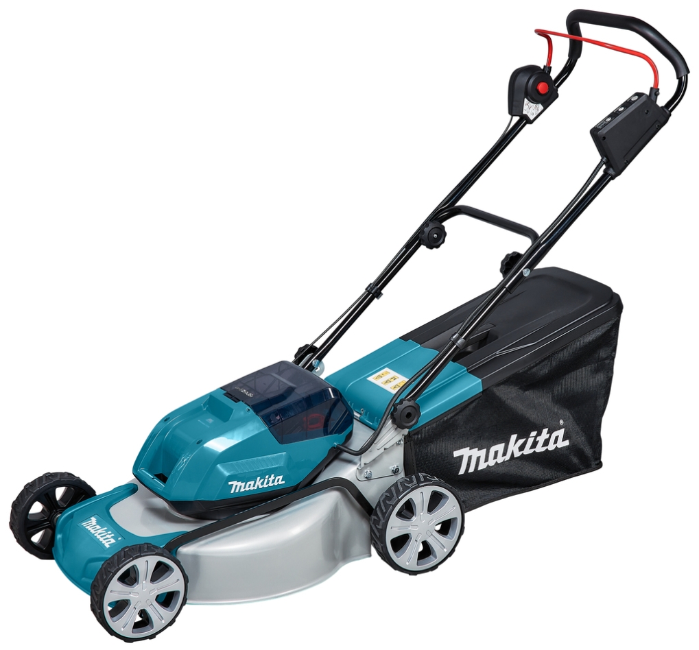 Makita DLM463Z Schnurloser Rasenmäher 46 cm 2 x 18 Volt exkl. Batterien und Ladegerät