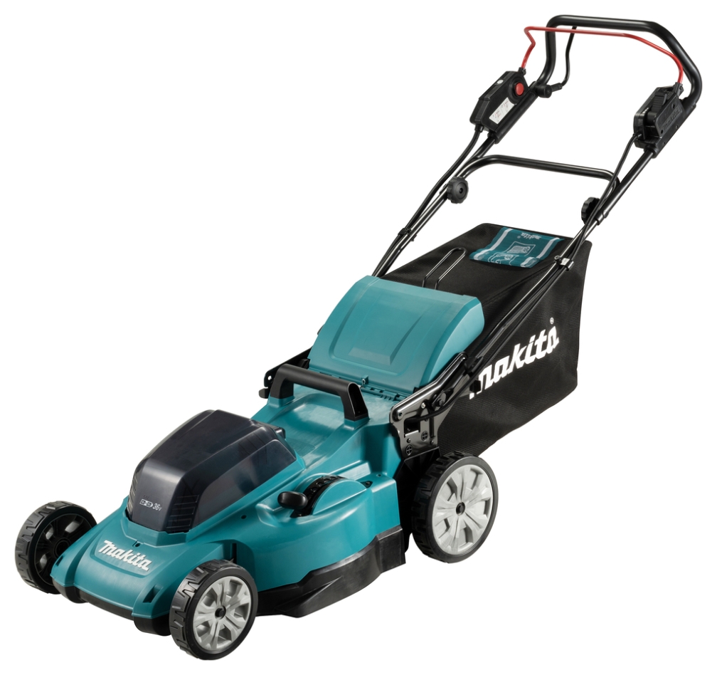 Makita DLM481Z Akku-Rasenmäher 48 cm 2 x 18 Volt Exklusive Batterien und Ladegerät