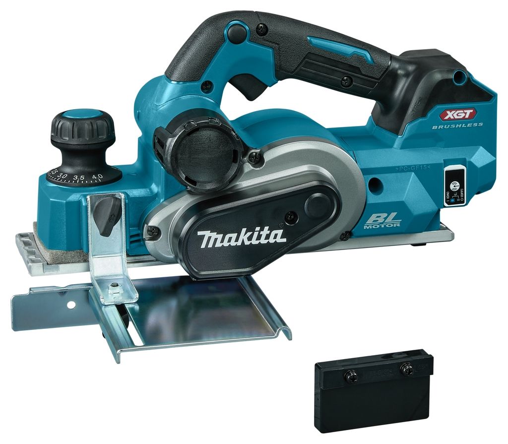 Makita KP001GZ Accuhobel 82 mm 40V ohne Akkus und Ladegerät im Karton
