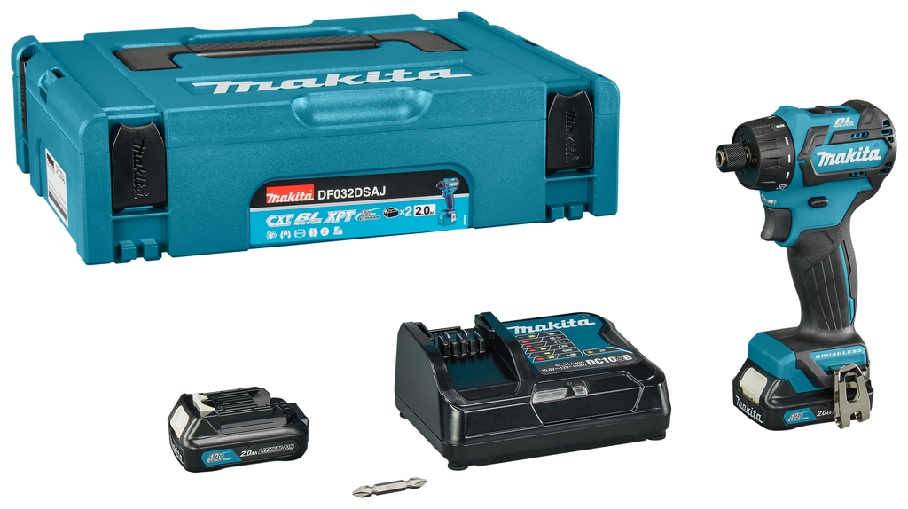 Makita DF032DSAJ Akku-Bohrschrauber 2-Gang 10.8 Volt 2.0 AH Li-ion