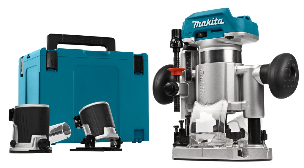 Makita Oberfräse DRT 50 RT1J X2 18 V Li-Ion Akku B Produktbild-Vorschau 4