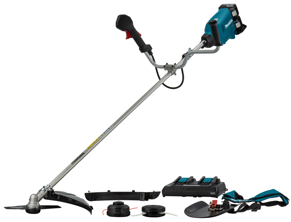 Makita DUR369APT2 Akku-Rasentrimmer U-Griff 2 x 18 Volt 5.0 Ah Li-Ion