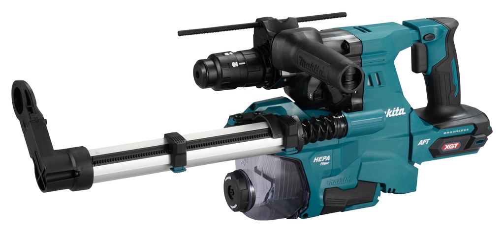 Makita HR012GZ03 XGT 40 V Max Kombihammer ohne Akkus und Ladeger&auml;t inkl. Bohrfutter-Schnellspanner und Staubabsaugung in Mbox