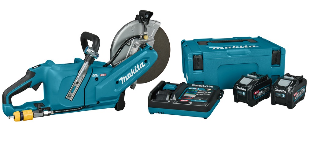 Makita CE003GT2NL1 XGT 40 V Max Cutter 230mm 2x 5.0 Ah in Mbox