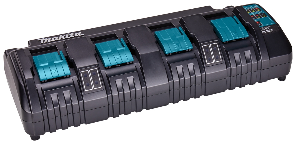 Makita Zubehör 196426-3 DC18SF 4-Port Multi-Ladegerät für LXT 14,4 - 18 Volt