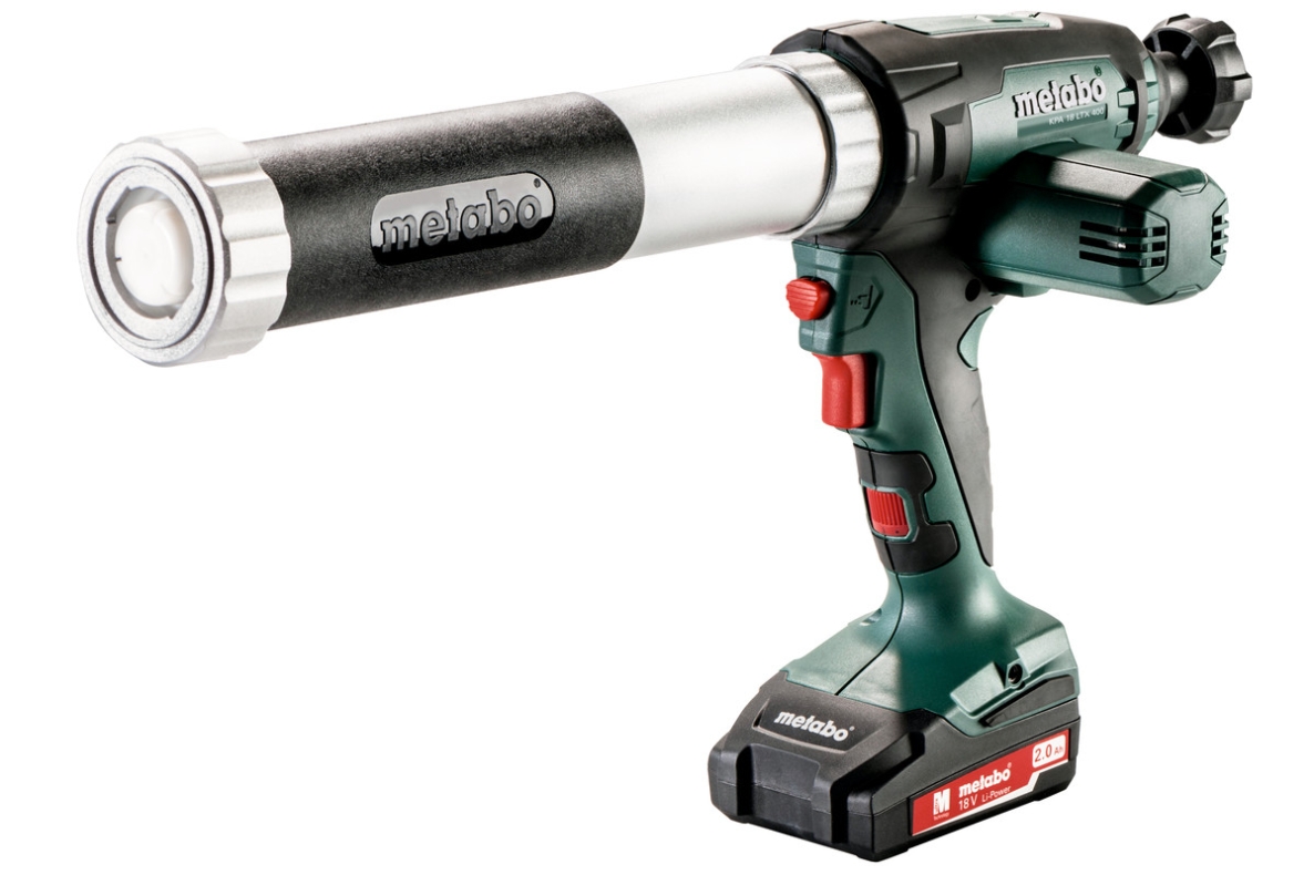 Metabo 601206600 KPA 18 LTX 400 Akku-Kartuschenpistole 18V, 2,0Ah