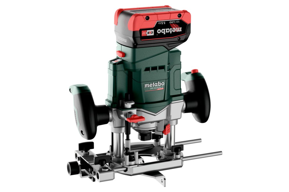 Metabo 601743660 OFV 18 LTX BL 12 Akku-Fr&auml;se 18V 2x5,5Ah in metaBOX 340