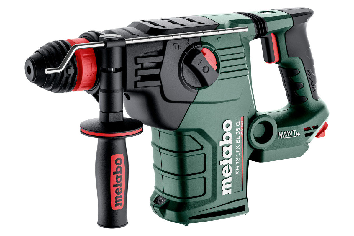 Metabo 600813840 KH 18 LTX BL 35 Q 18V Akku-Kombihammer mit Schnellwechselkopf ohne Akku und Ladeger&auml;t in MetaBox 185 XL