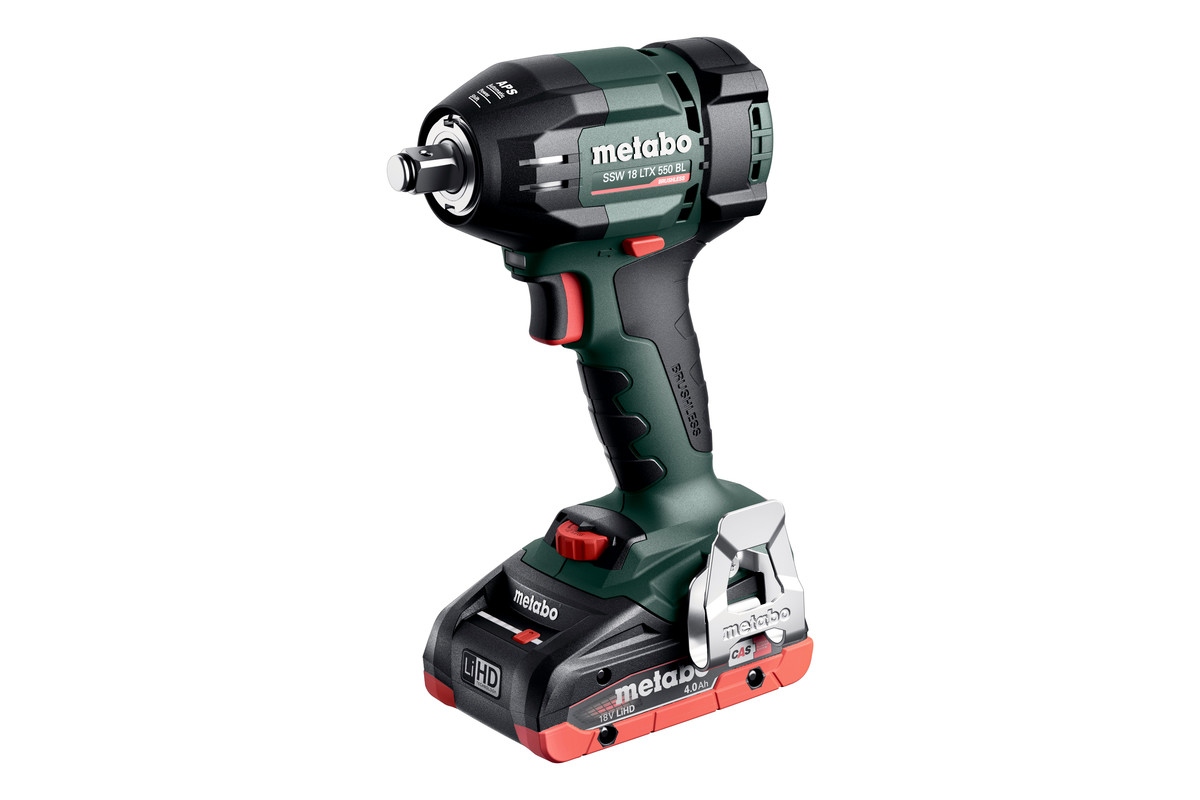 Metabo 602404800 SSW 18 LTX 550 BL Akku-Schlagschrauber/ Schlagschrauber inkl. 2 x 4,0 Ah und Ladeger&auml;t im Koffer