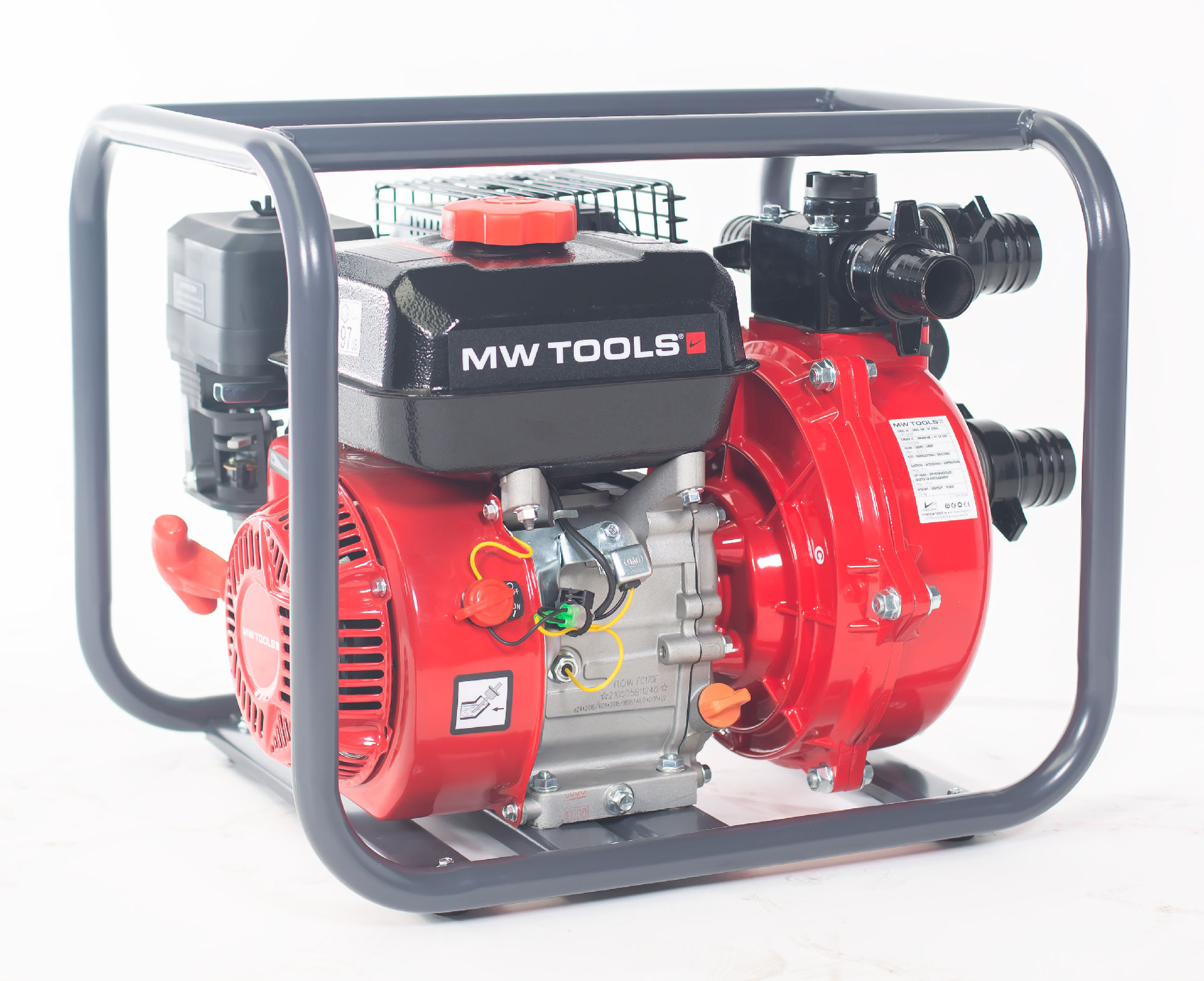 Metal Works 724562266 WP1800P Hochdruck-Wasserpumpe 2 - 18.000l/h - 7hp Benzin