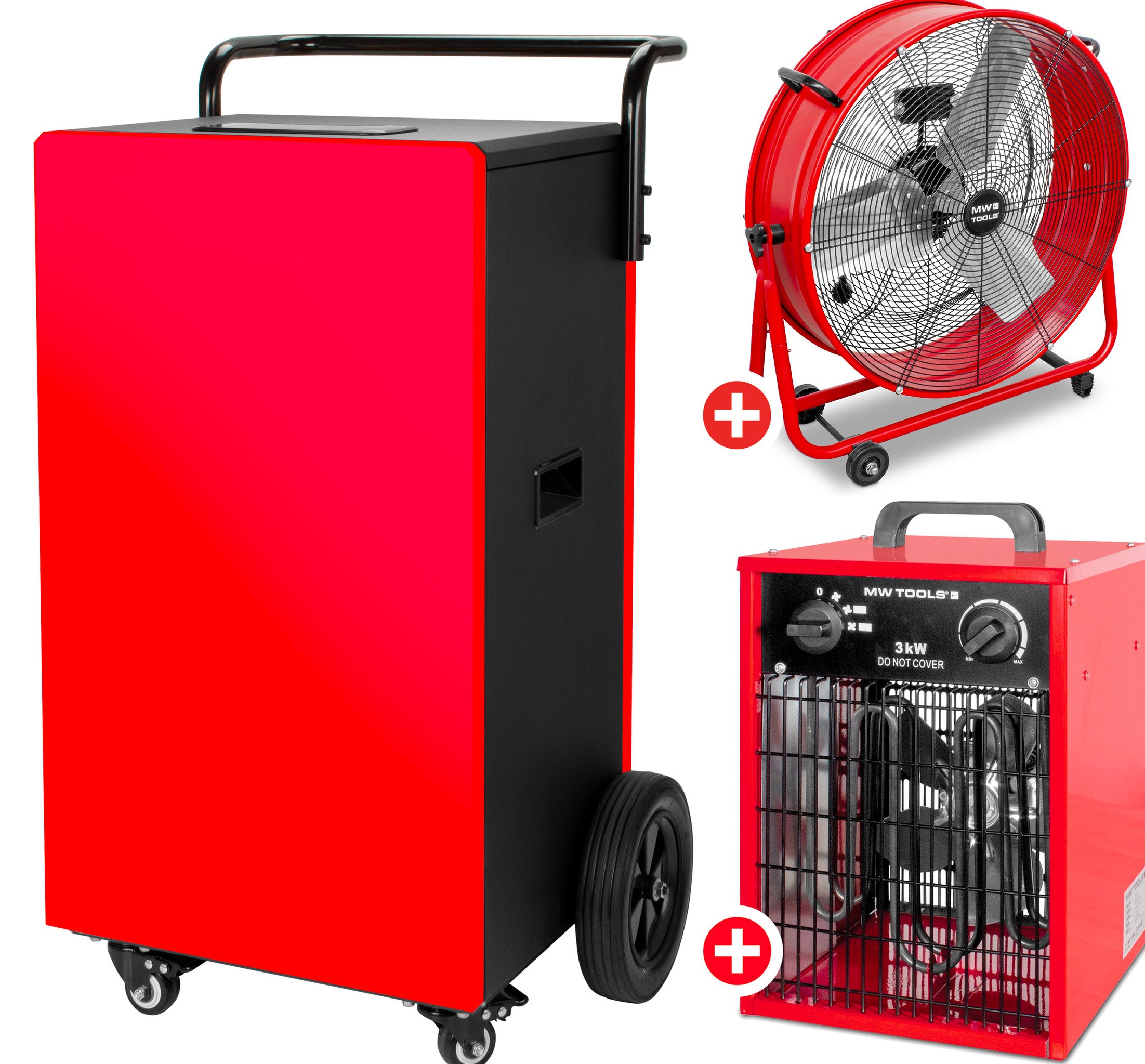 Metal Works 722313679 BDM90N PACK Industrieller Bautrockner Metall 90L/Tag mit DC-Pumpe