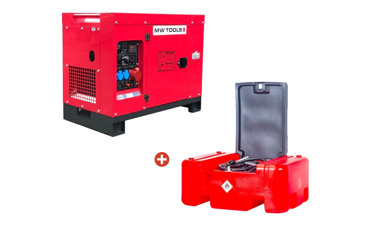 Metal Works DG100EPACK1 DG100E Diesel Generator 10 kW + Dieseltank 12V