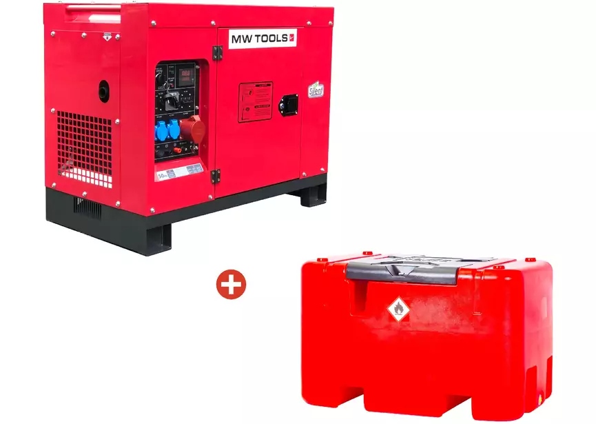 Metal Works DG100EPACK2 DG100E Diesel Generator 10 kW + Dieseltank 12V