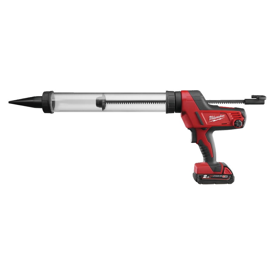 Milwaukee 4933441808 C18PCG/600T-201B Akku-Kartuschenpresse 600 ml 18 Volt 2.0 Ah Li-ion
