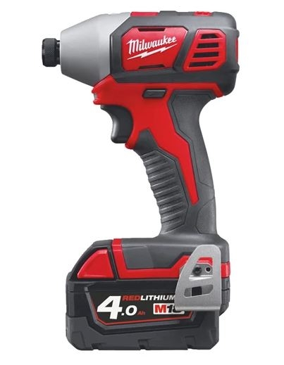 Milwaukee 4933443580 M18 BID-402C Fuel 1/4 "Hex Compact Schlagschrauber 18V 4.0Ah Redli-ion