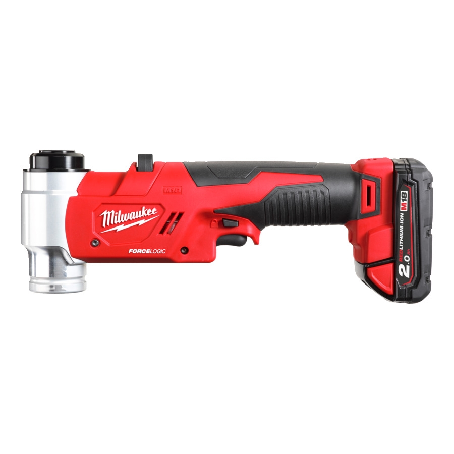 Milwaukee 4933451202 M18HKP-201C FORCE LOGIC™ Hydraulische Akku-Lochstanze 18 Volt 2.0 AH Li-ion