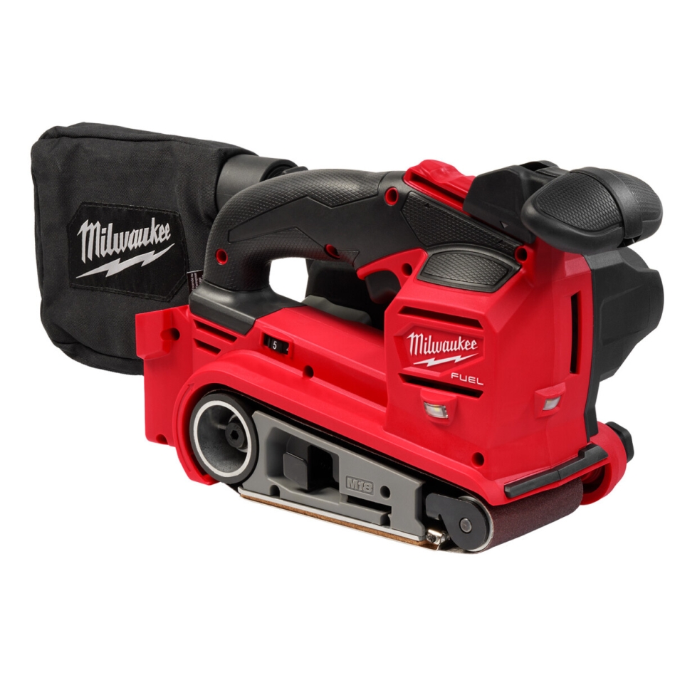 Milwaukee 4933479614 M18 FBTS75-0 Bandschleifer 75mm 18Vexkl. Akkus und Ladegerät