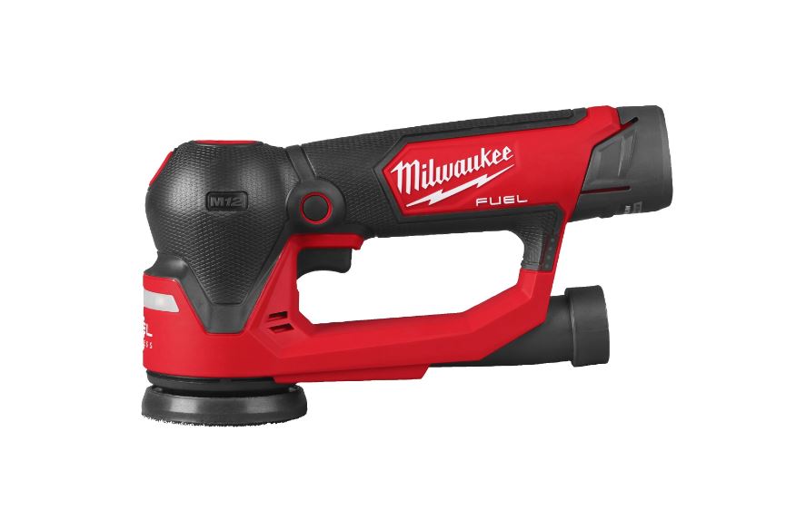 Milwaukee 4933498233 M12 FSDR75-202B Accu-Exzenterschleifer 75mm 12V 2.0Ah Li-Ion in Tasche