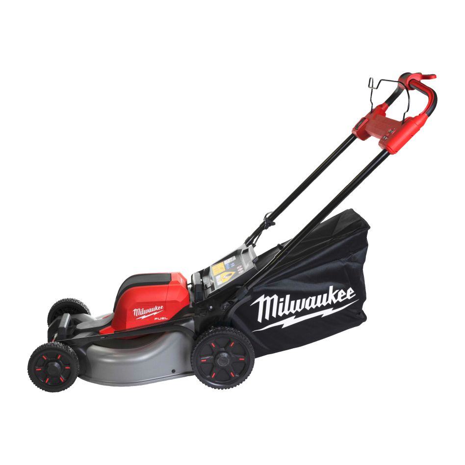 Milwaukee 4933499215 M18 F2LM46-802 FUEL™ Akku-Rasenmäher (2X18V) mit Gehhilfe und 46 cm Schnittbreite 18 V 2x 8 Ah