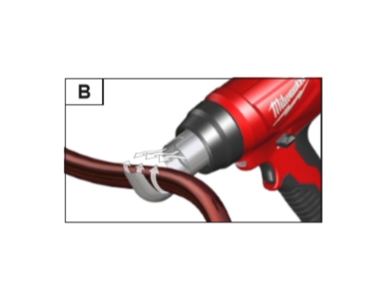 Milwaukee Zubehör 4931461766 Reflectordüse für M18 BHG Heißluftpistole