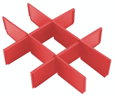 Milwaukee Zubehör 4932479104 Einlage für die Packout-Werkzeugkoffer mit 3 Schubladen