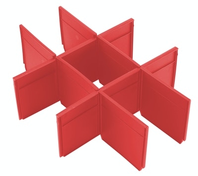 Milwaukee Zubehör 4932479105 Einlage für die Packout-Werkzeugkoffer mit 2 Schubladen