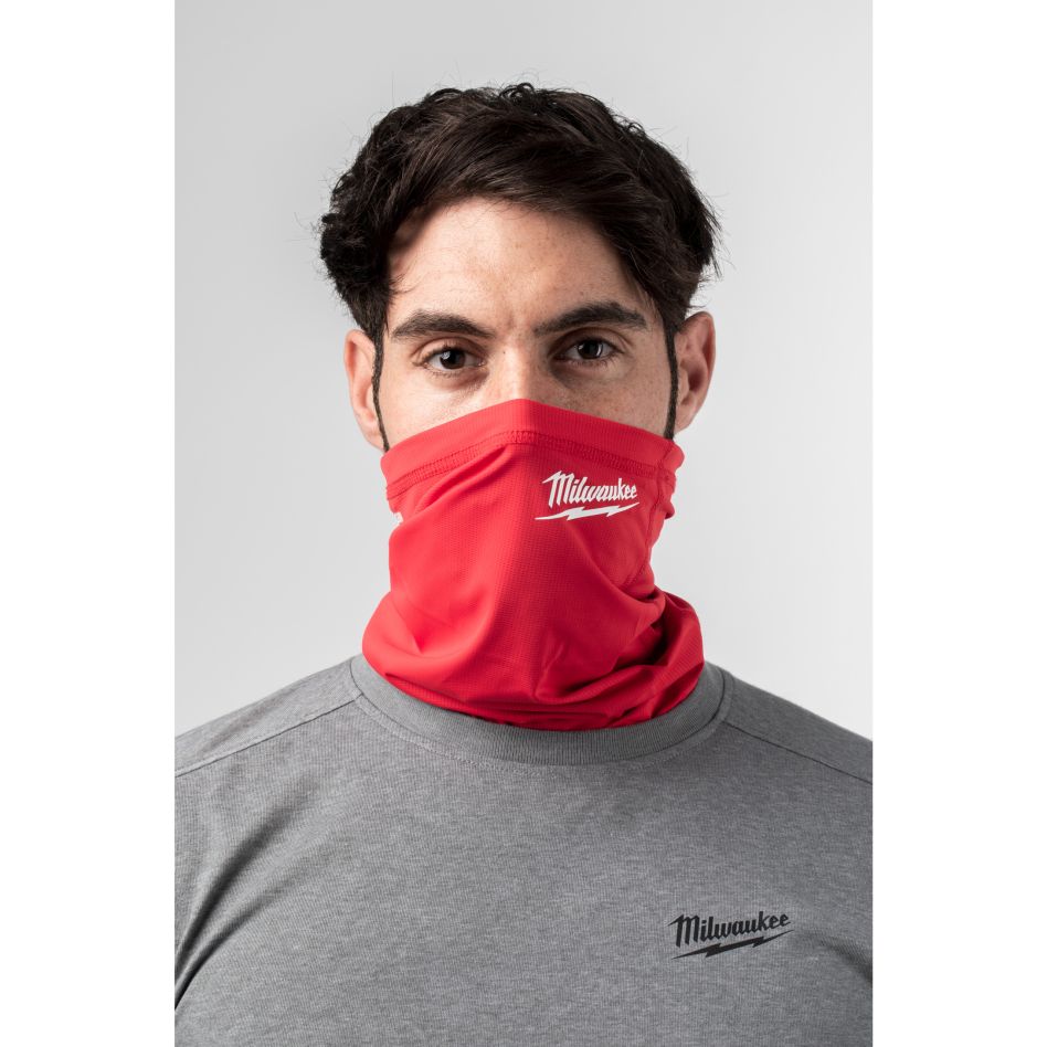 Milwaukee Zubehör 4932493094 NGFMP WORKSKIN™ Performance Neck Gaiter Gesichtsmaske rot