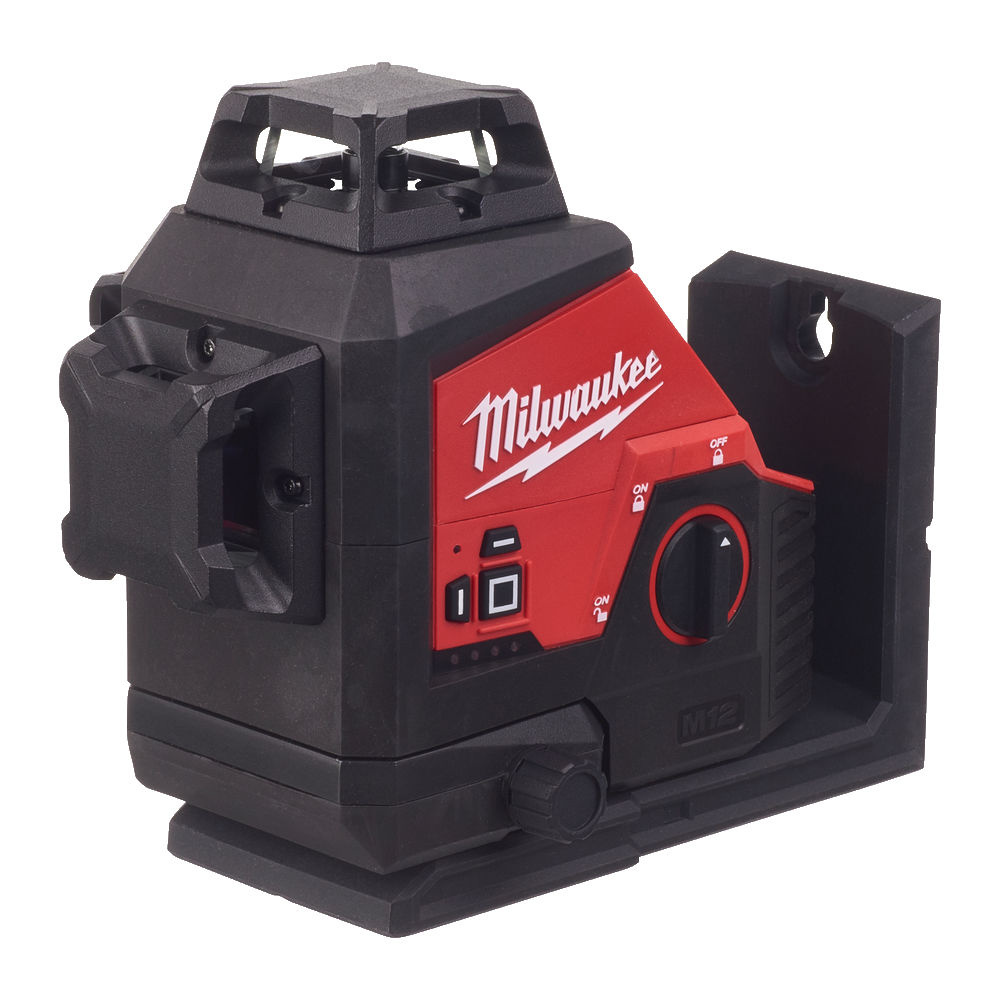 Milwaukee 4933478103 M12 3PL-0C 3 x 360°Akku-Kreuzlinienlaser 12 Volt ohne Akku oder Ladegerät