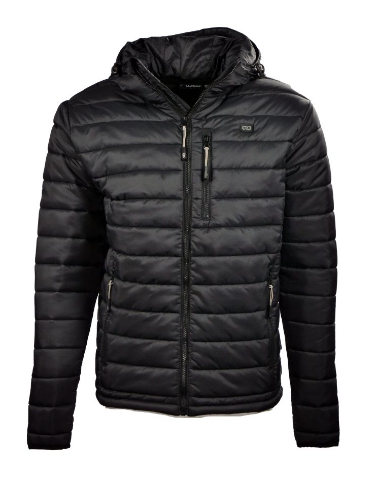 MJSY14001TON Jacke mit Hut Schwarz