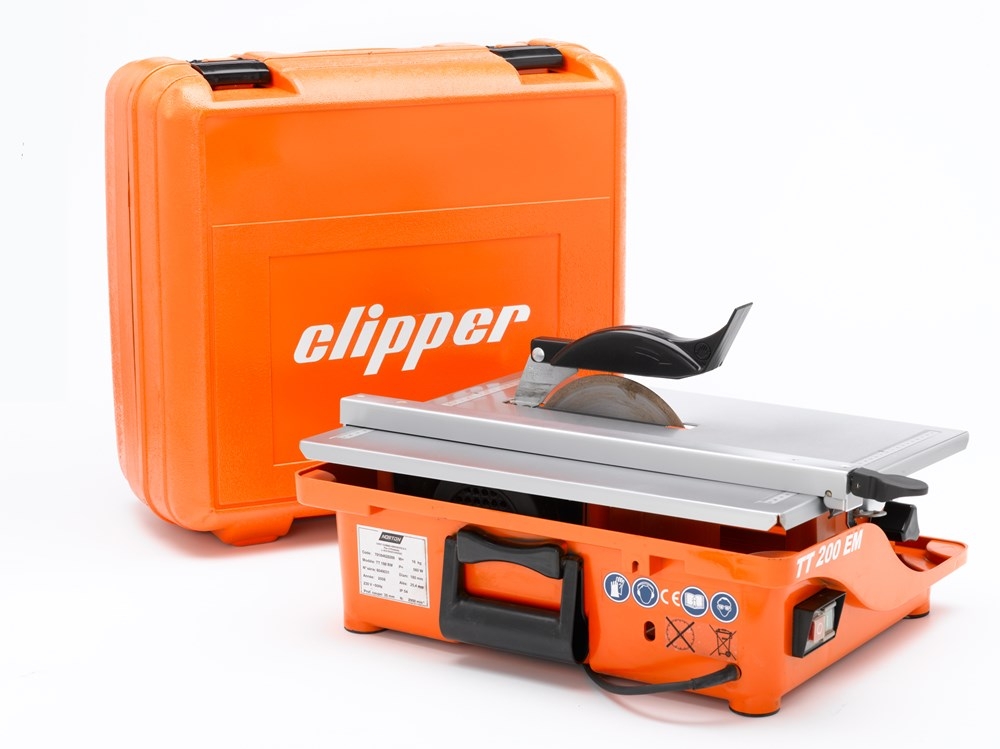 Norton Clipper 70184625701 TT200EM Fliesenschneidmaschine inkl. Diamantscheibe und Koffer