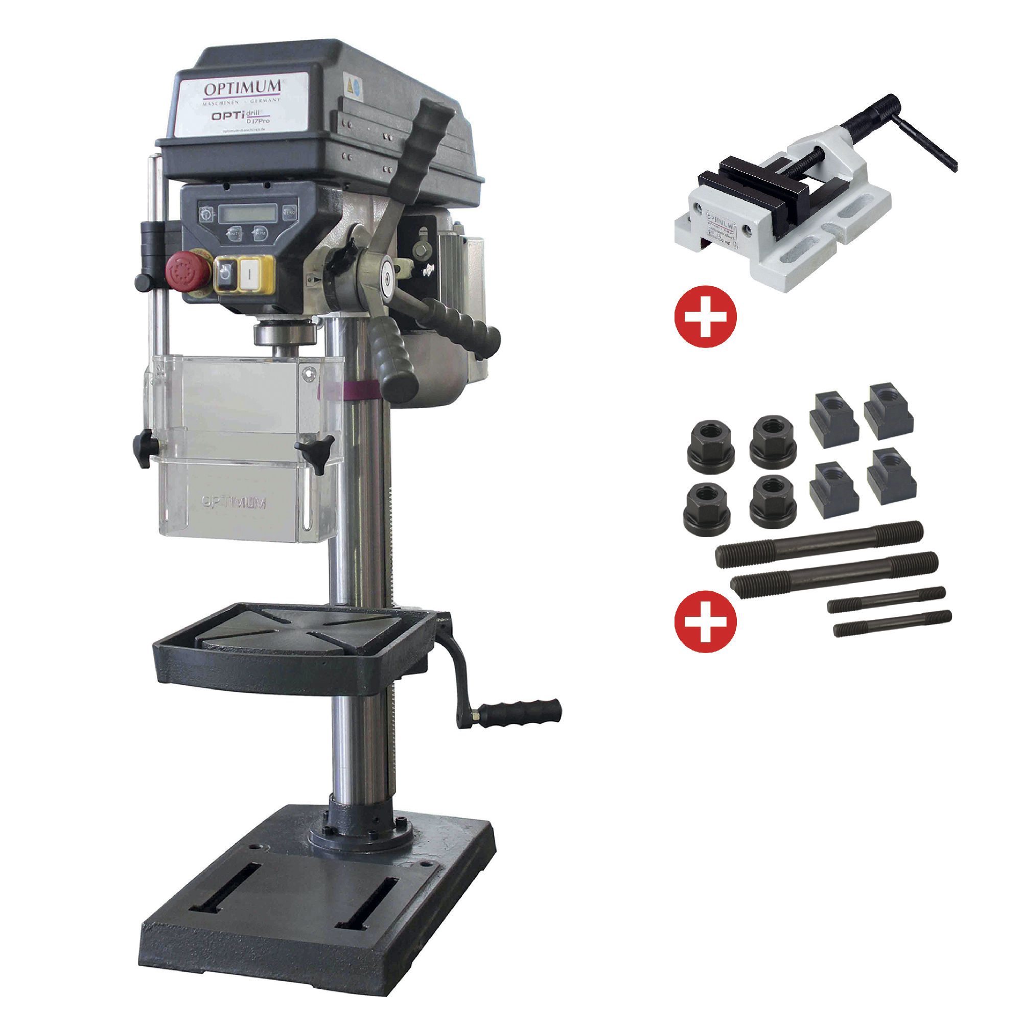 Optidrill 793003010 D17PRO PACK Tischbohrmaschine 500 Watt 230 Volt