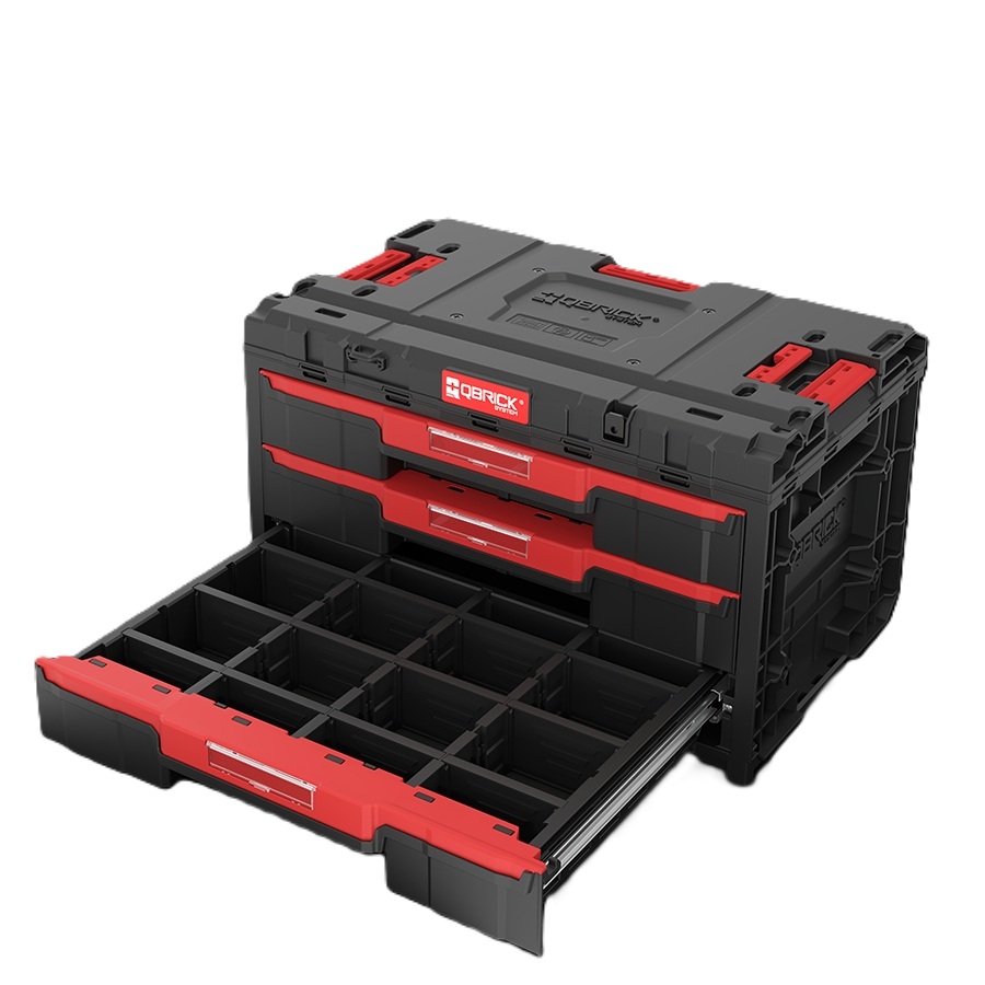QBrick SKRQONED3CZAPG001 Ein Werkzeugkasten mit 3 Schubladen Toolbox 2.0