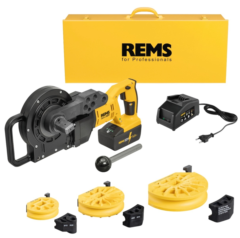 Rems 580059 R220 Akku Curvo 22 Volt 15-22-28 mm