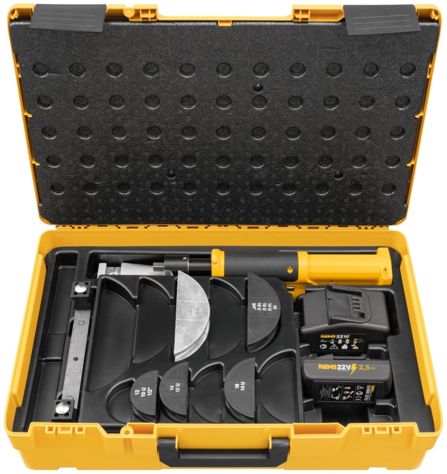 Rems 153412 R220 Hydro-Swing Akku-Rohrbieger 22 V Set 12-14-16-18-22