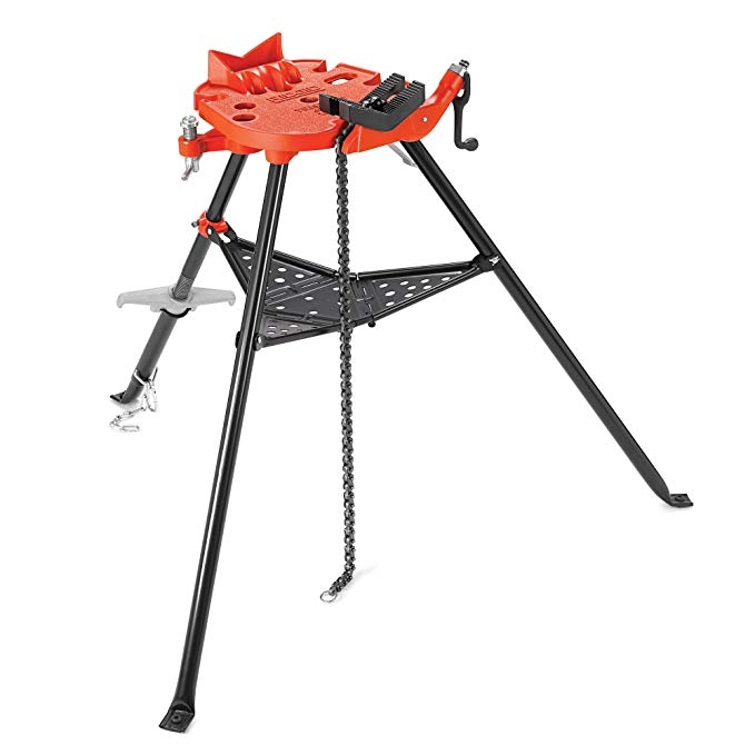 Ridgid 36278 Modell 460-12 1/8"-12" Transportabler TRISTAND® Kettenschraubstock